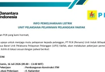 PLN Tingkatkan Keandalan Kelistrikan, Pemadaman Terjadwal Berlaku di Fakfak