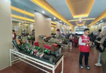 Kodim 1803/Fakfak Dukung Ketersediaan Stok Darah Melalui Aksi Donor