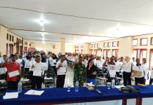 Pasi Ter Kodim Bekali Mahasiswa STKIP Nuuwar Semangat Bela Negara Kebangsaan
