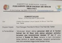 Perumda Tirta Pala Fakfak Hentikan Distribusi Air, Sejumlah Wilayah Terdampak