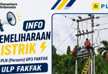 Pemeliharaan Jaringan Listrik, PLN Fakfak Terapkan Pemadaman Terjadwal