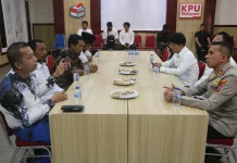Polres Fakfak dan KPU Perkuat Koordinasi Keamanan jelang Tahapan Pemilu