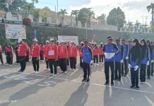 Sebanyak 75 Peserta Meriahkan Lomba Gerak Jalan Indah Tingkat SMA Umum/ OPD