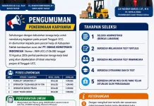 Disnakertrans Fakfak Buka Lowongan kerja proyek Tangguh UCC