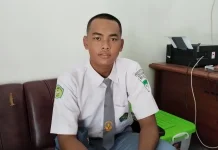 Prestasi Dua Siswa MAN Fakfak bertugas di Paskibra HUT RI ke 81