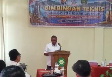 Staf Khusus Bupati Buka Bimtek Pelaksanaan Pesparawi Kabupaten Fakfak
