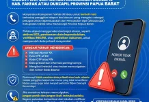 Disdukcapil Fakfak Imbau Warga Waspadai Modus Penipuan Telepon