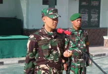 Dandim Fakfak Tekankan Disiplin dan Profesionalisme Kepada Seluruh Prajurit