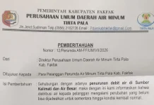 Debit Air Menurun, Perumda Tirta Pala Fakfak Buka Kran Umum