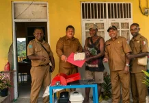 Bantuan Mesin Parut, Pengolahan Sagu di Kayauni Makin Efisien