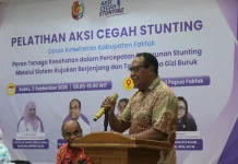 Cegah Stunting, Bupati Samuan Dahlan Minta Nakes Perkuat Deteksi Dini
