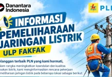 PLN ULP Fakfak Jadwalkan Pemeliharaan Jaringan 9-12 September