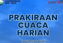 BMKG Keluarkan Peringatan Angin Kencang di Perairan Fakfak