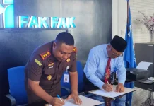 Perkuat Pelayanan Publik, RRI dan Kejari Fakfak Teken MoU