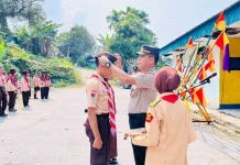 Perjusami Saka Bhayangkara Polres Fakfak Bina Generasi Muda