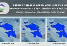 Kualitas Udara Fakfak Masih Kategori Sedang hingga Akhir September