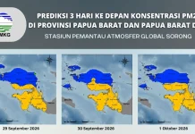 Fakfak Masuk Zona Udara Tidak Sehat hingga 1 Oktober