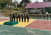 Kenaikan Pangkat dan Purna Tugas Warnai Korps Raport Kodim 1803/Fakfak