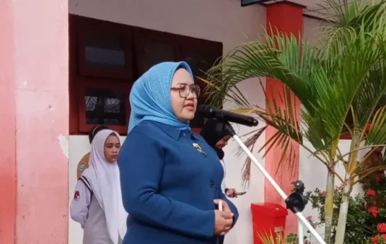 Jadi Pembina Upacara, Ini Pesan Nurwidayati Samaun Dahlan