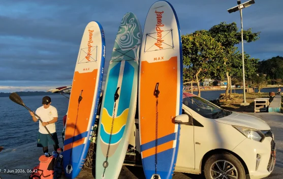 Wahana Paddle Board Hadir, Lengkapi Wisata Pantai Reklamasi Fakfak