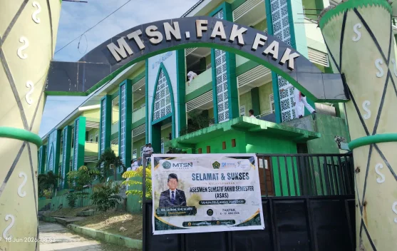 Peminat Membludak, MTs Negeri Fakfak Batasi Penerimaan Siswa Baru