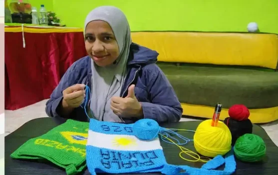 Euforia Piala Dunia Hidupkan Usaha Noken Tradisional