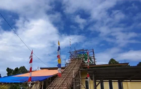 Persiapan Pemancangan Tiang Alif Gubah Masjid Terus Dimatangkan Warga