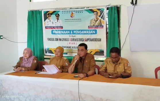 Disdukcapil Fakfak Perkuat Pengelolaan Data Kependudukan Berkualitas dan Akura