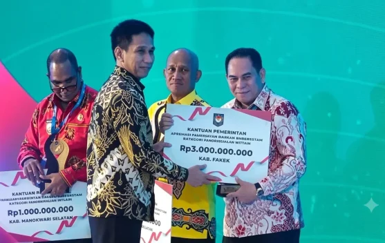 Pemkab Fakfak Raih Juara I Pengendalian Inflasi Regional Papua 2026