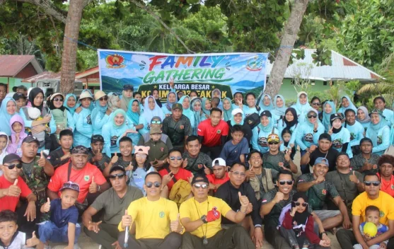 Family Gathering Jadi Ajang Pererat Kebersamaan Keluarga Besar Kodim 1803/Fakfak