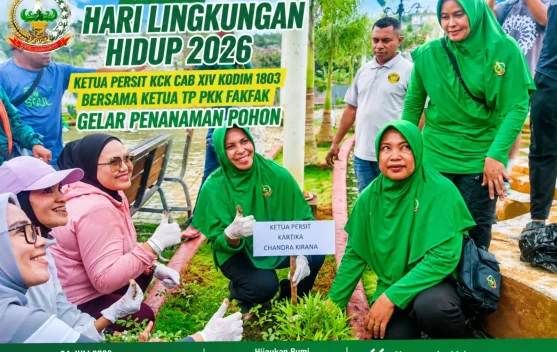 Hari Lingkungan Hidup, Persit Kodim/1803 Ajak Masyarakat Peduli Kelestarian Alam
