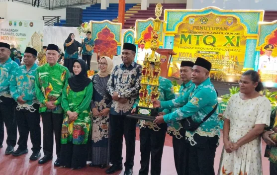 Sembilan Emas Antar Fakfak Menjadi Juara Umum MTQ Papua Barat Kesebelas