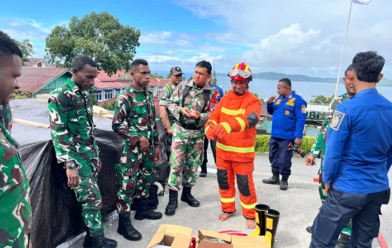 Dandim Fakfak Tekankan Kesiapsiagaan Personel Hadapi Kebakaran