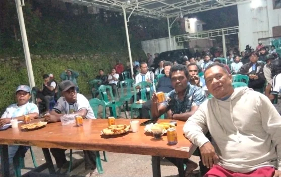 Nobar Semifinal Piala Dunia di Fakfak Berlangsung Meriah
