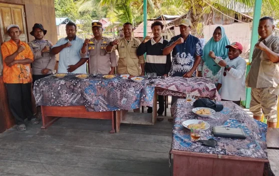 Polsek Karas dan Distrik Gencarkan Edukasi Karhutla jelang HUT RI