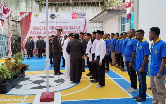 Perilaku Baik Jadi Syarat Pengusulan Remisi bagi Warga Binaan Lapas Fakfak