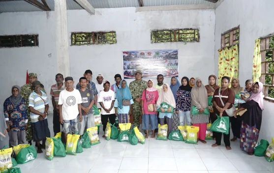 Bakti Sosial HUT ke-81 TNI, Korem 182/JO Berbagi Kepedulian