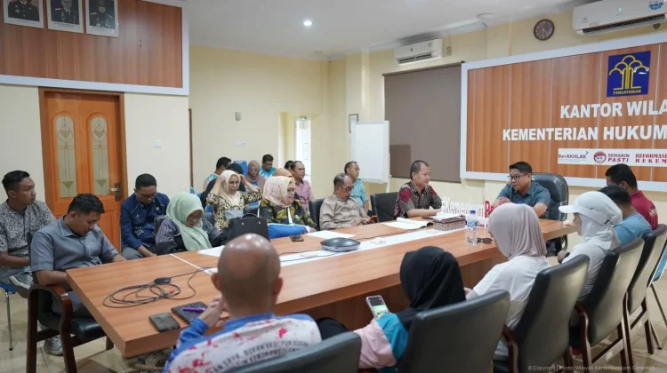 Kanwil Kemenkum Gorontalo Terima Koordinasi DPRD Boalemo