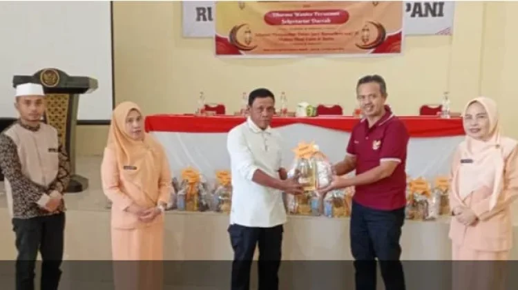 DWP Setda Pohuwato Gelar Halalbihalal dan Bagi Sembako
