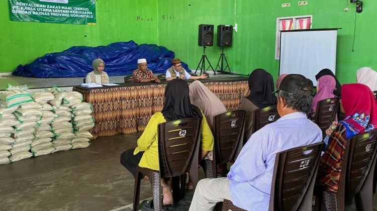 Baznas Gorontalo Salurkan 700 Sak Beras jelang Ramadhan