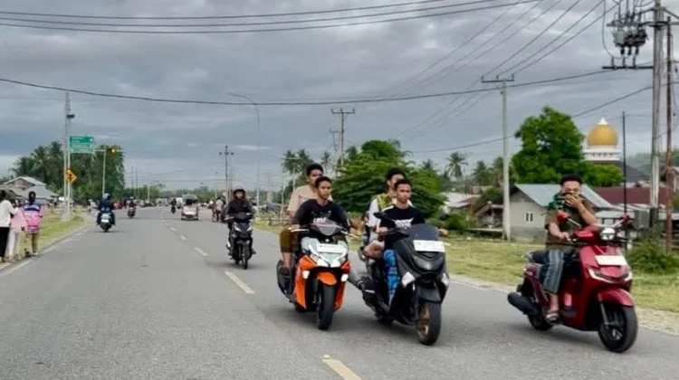 Awal Ramadhan Marak Balap Liar di Jalan GORR