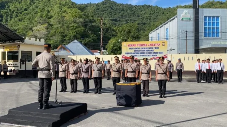 Rotasi Pejabat Polresta Gorontalo Kota Perkuat Kinerja Personel