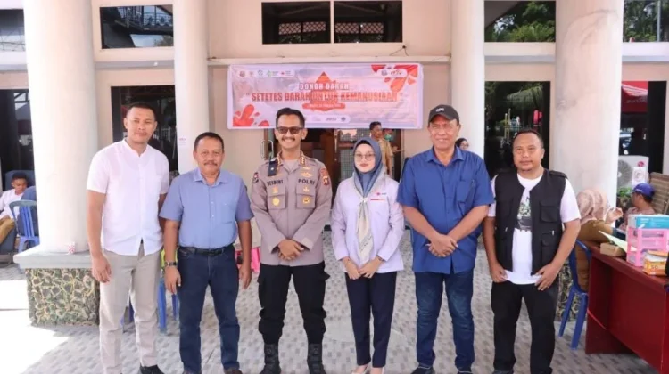 Peringati HPN ke-80, Kabid Humas Polda Gorontalo Hadiri Donor Darah Kemanusiaan