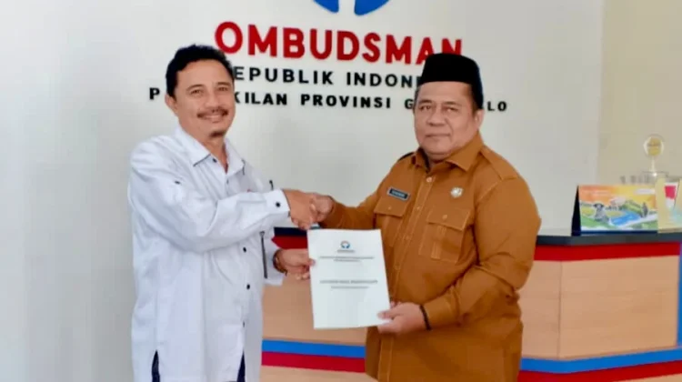 Ombudsman Serahkan LHP Dugaan Maladministrasi Kepada Pemkab Gorontalo