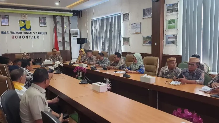 DPRD Provinsi Gorontalo Kunjungan Kerja ke Balai Sungai, Ini yang Bahas