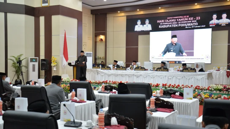 Di HUT ke-23 Pohuwato, Gusnar Apresiasi Kinerja Pemkab