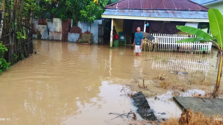 Belasan Rumah di Kecamatan Tibawa Kabupaten Gorontalo Terdampak Banjir