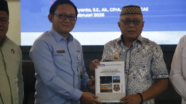 Serahkan Hasil Evaluasi SPIP Pemkab Gorontalo, Ini Catatan BPKP