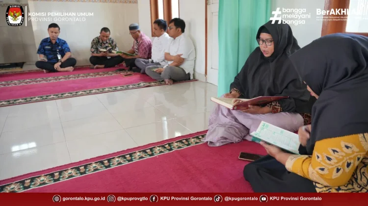 Amaliah Ramadhan, KPU Provinsi Gorontalo Gelar Khatam Al-Qur’an Perkuat Integritas