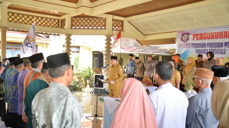Pengukuhan PPI, Gusnar Ajak Pensiunan Perkuat Pembangunan Daerah